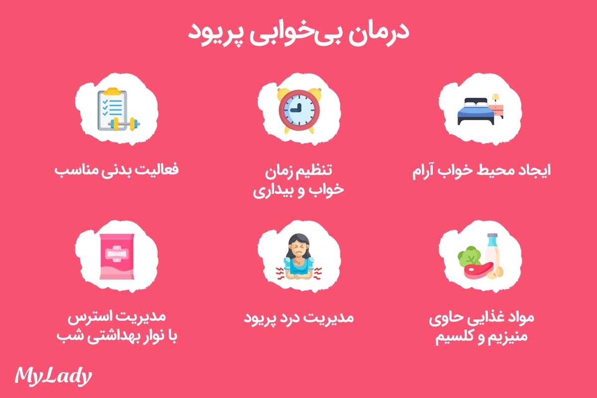 درمان بی‌خوابی پریود