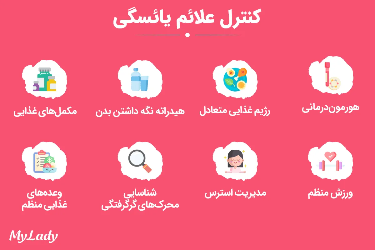 روش‌های کاهش علائم یائسگی